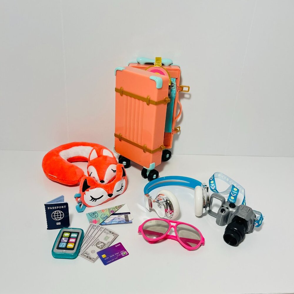 My Life as World Traveler Play Set for 18” Dolls